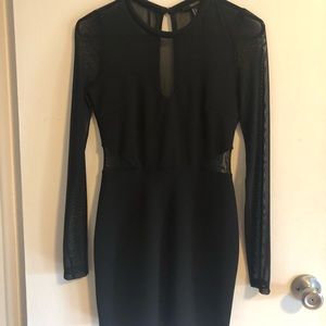 Long sleeve Black Dress